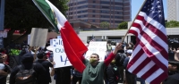 La policía de Los Ángeles aplica un toque de queda ante protestas por redadas migratorias de Trump