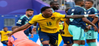 Ecuador se clasifica a dieciseisavos al vencer 2-1 a Alemania con gol de Plata a los 71 minutos