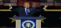 Trump defiende guerra con Irán, critica a demócratas y promete dividendo en convención republicana