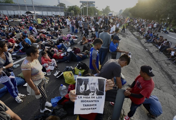 Migrantes carretera