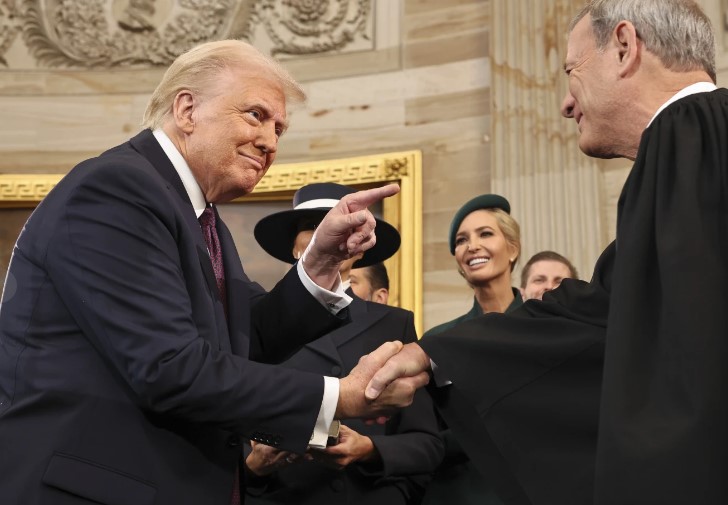 Trump gesto