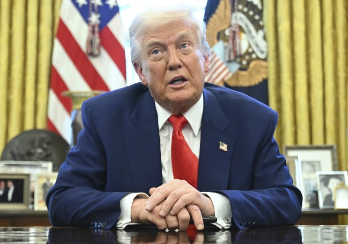 Trump habla