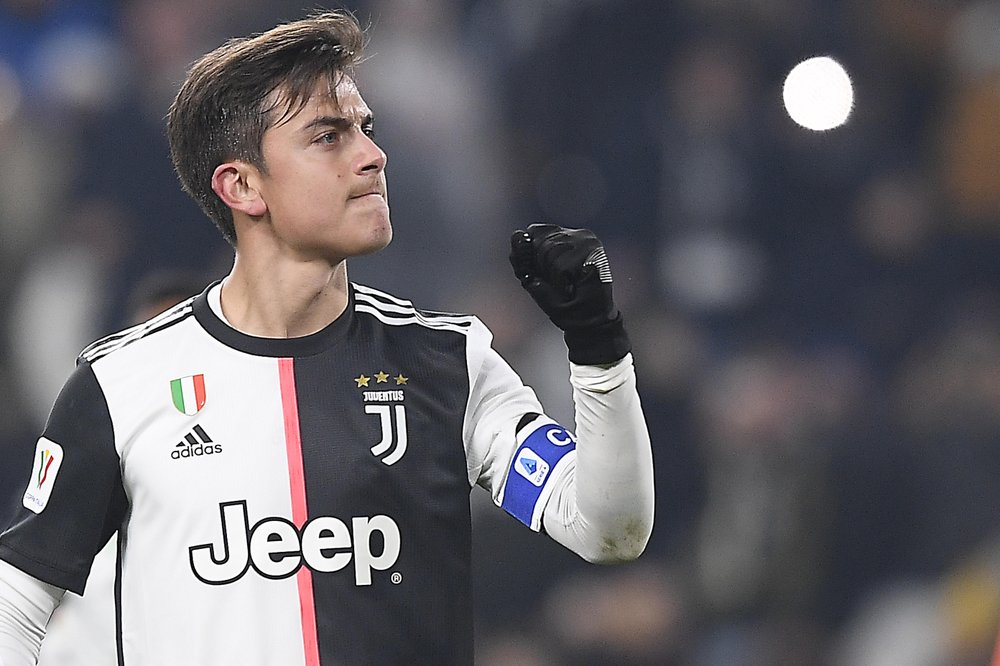 Doblete de Dybala, y Juventus golea a Udinese en Copa Italia