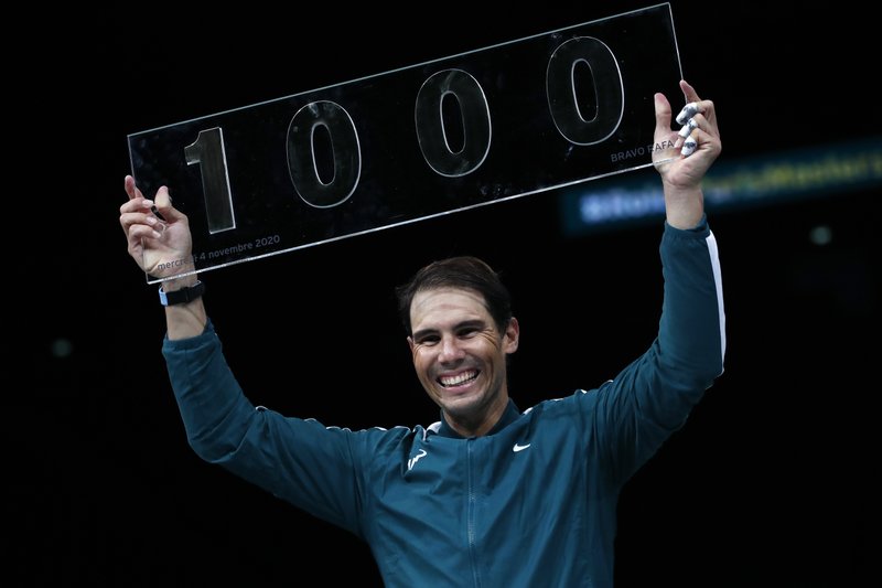 Nadal alcanza el millar de victorias