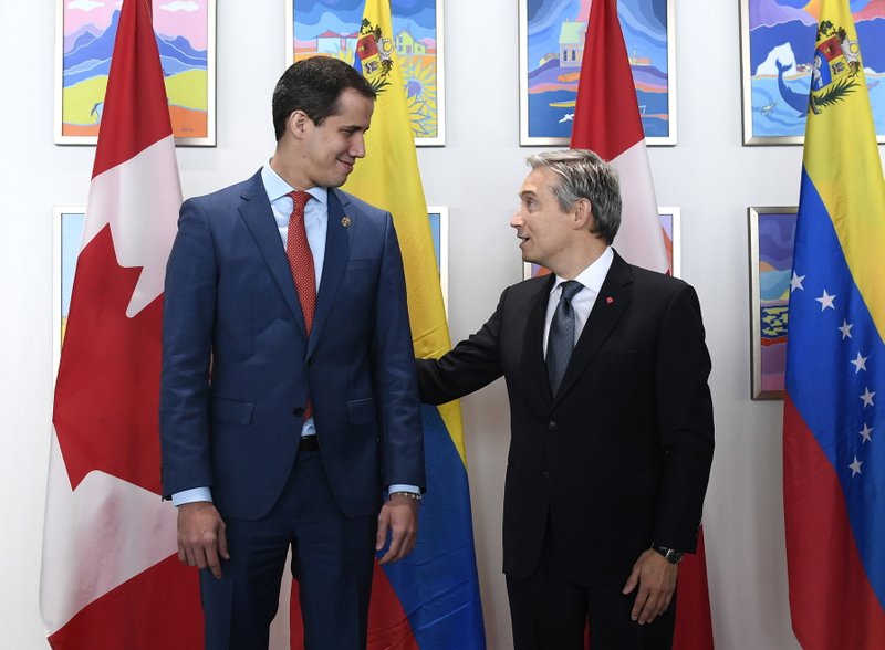 Líder de oposición venezolano Guaidó busca apoyo en Canadá