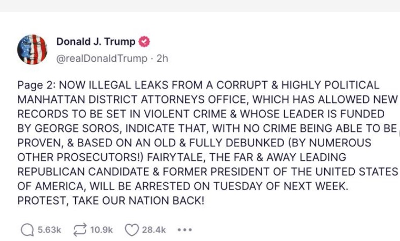 Trump Arrestado